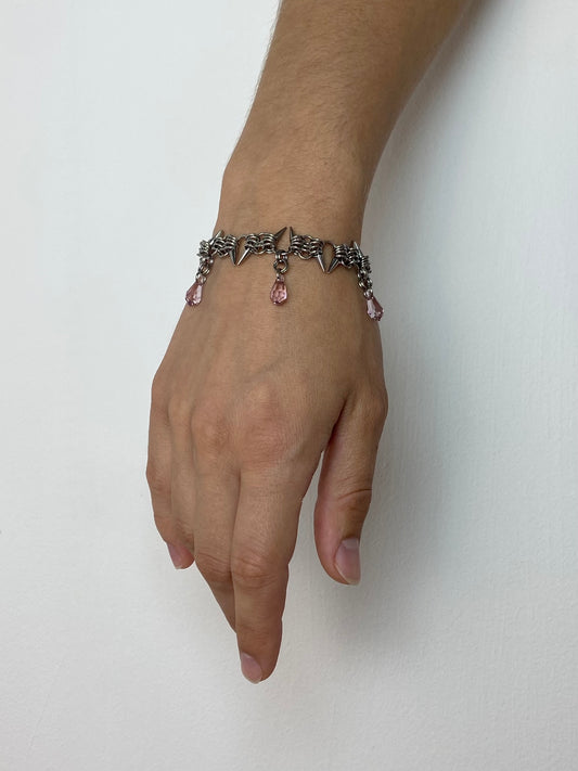 Blinged Wire Trap Bracelet